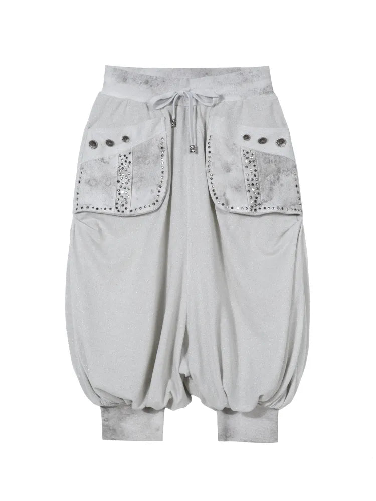 Cropped Wide-Leg Pocket Skirt【s0000014137】