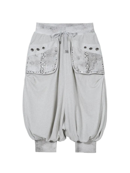 Cropped Wide-Leg Pocket Skirt【s0000014137】