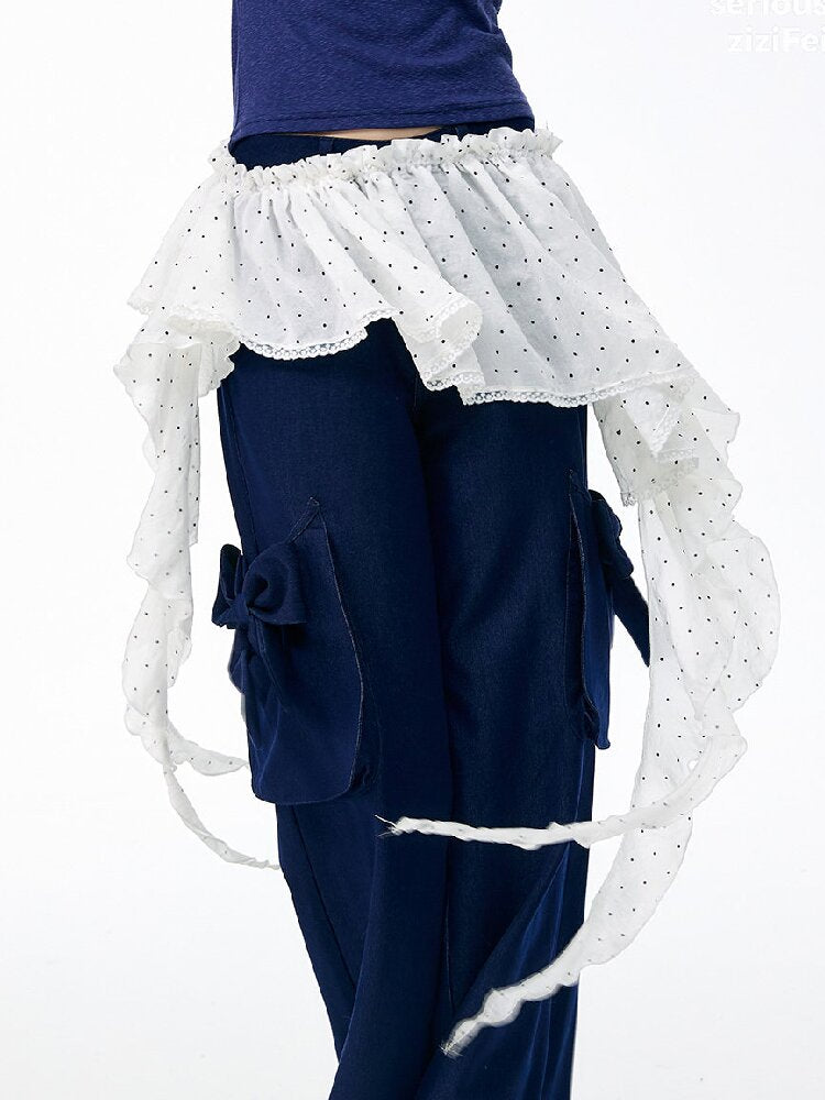 Polka Dot Design Layered One Piece【s0000017872】