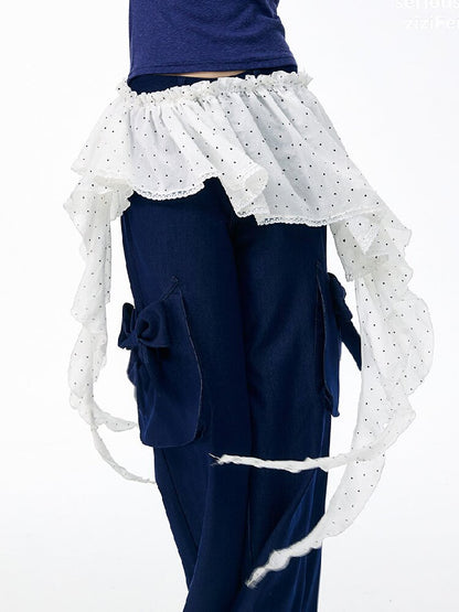 Polka Dot Design Layered One Piece【s0000017872】