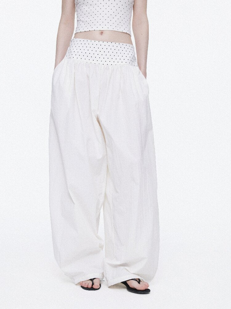 Backless Bandeau Wide Waist Pants【s0000015920】