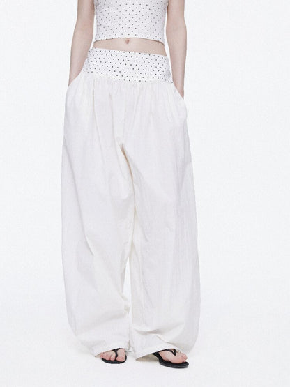 Backless Bandeau Wide Waist Pants【s0000015920】