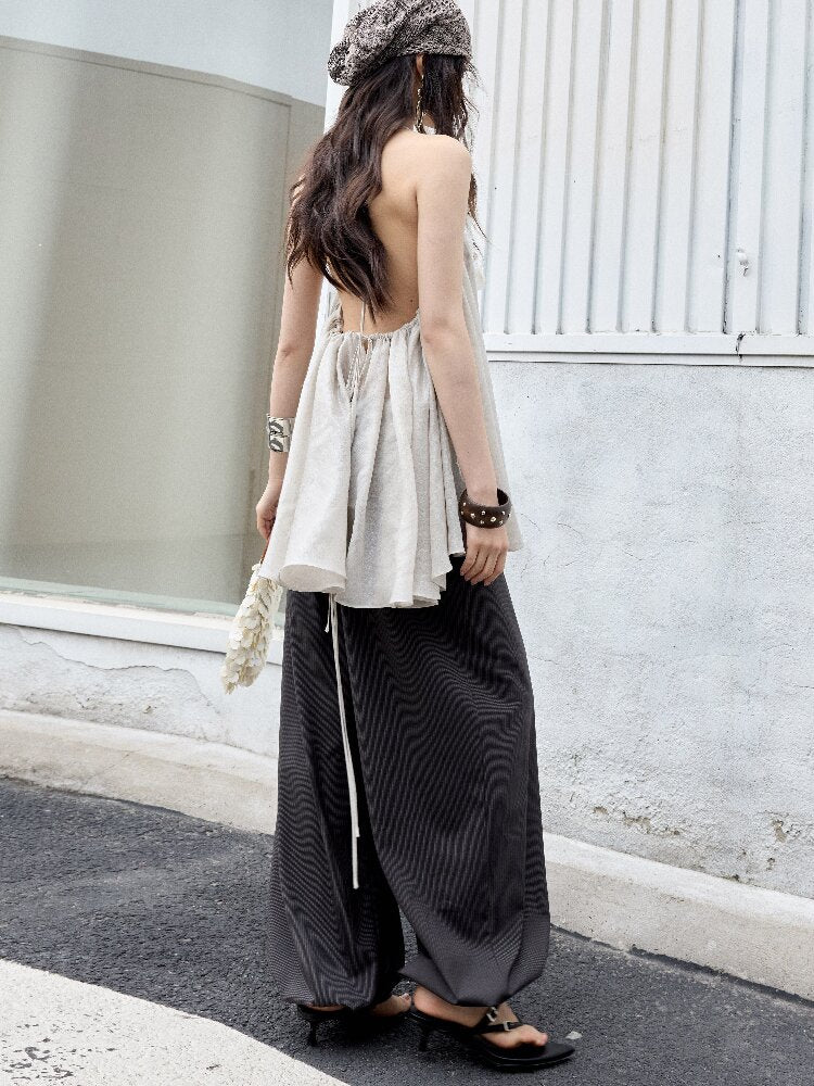 Nomad Relaxed Striped Balloon Pants【s0000016872】