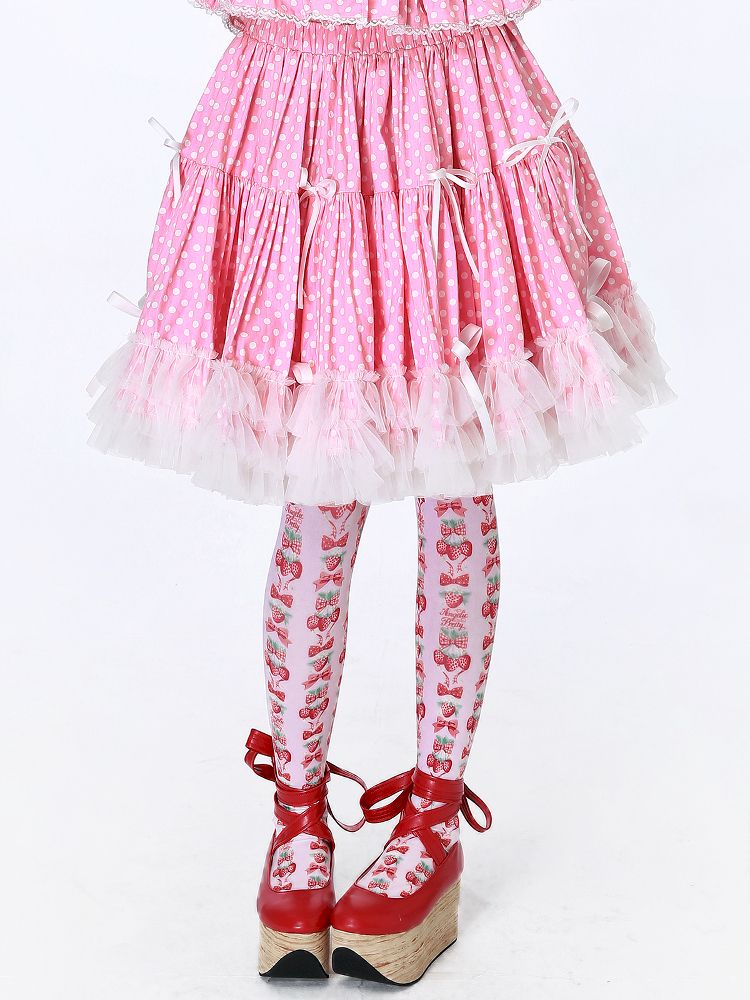 Polka Dot Halter Dress【s0000012185】