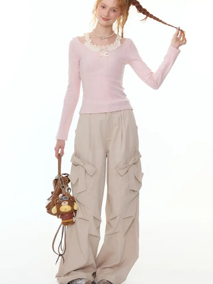 American-Style Knit Top【s0000014351】