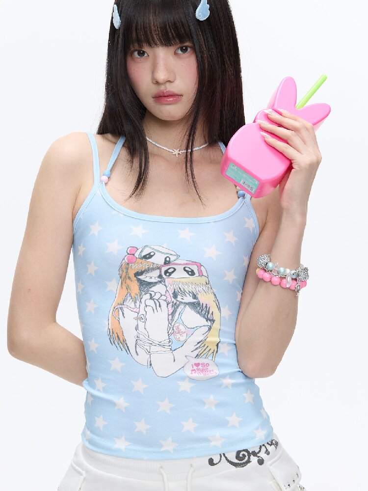 Childlike Beaded Camisole Top【s0000016409】