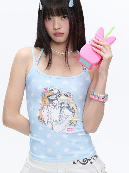 Childlike Beaded Camisole Top【s0000016409】