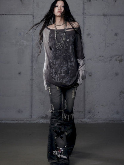 Micro Slim Washed Jeans【s0000013474】