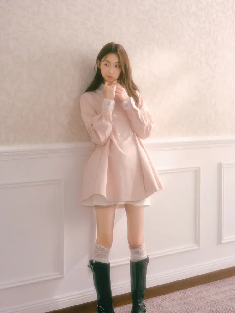 Princess-Style Wide-Swing Pleated Jacket【s0000014337】