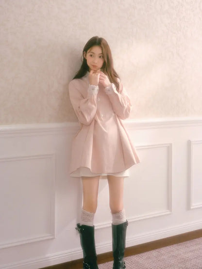 Princess-Style Wide-Swing Pleated Jacket【s0000014337】