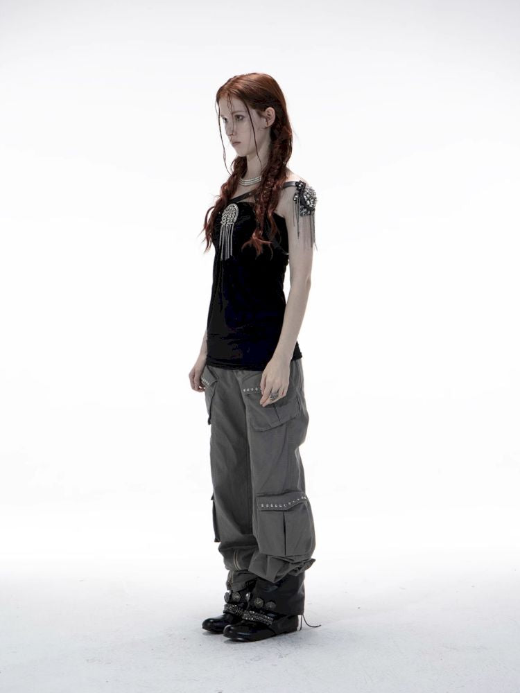 Strapless halter neck two-way vest【s0000012703】