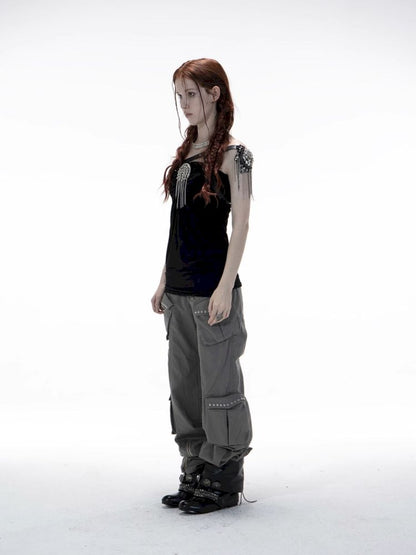 Strapless halter neck two-way vest【s0000012703】