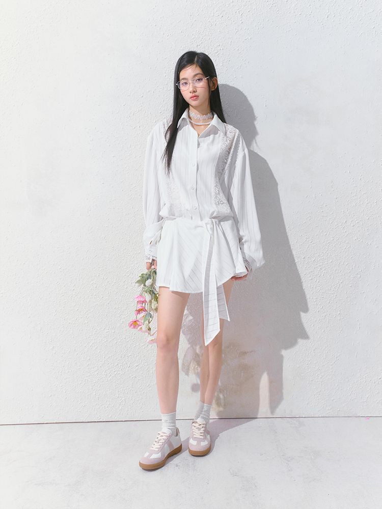 Two Piece Skirt Loose Shirt【s0000012156】