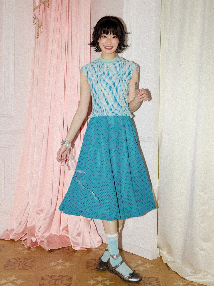 Printed short-sleeved T-shirt【s0000012299】