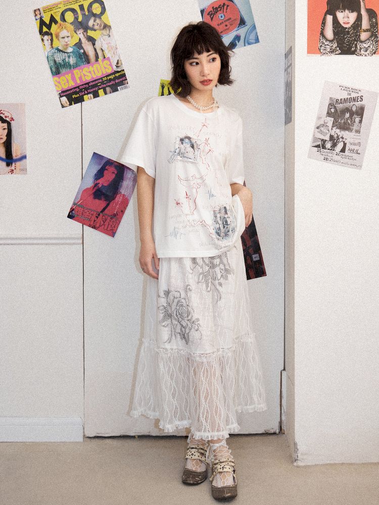 Lace Half-body Skirt【s0000012279】
