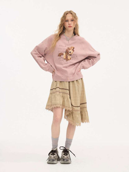 Irregular Wave Panelled Skirt【s0000015418】