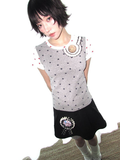 Wooden Pony Star Stretch Short Top【s0000018676】