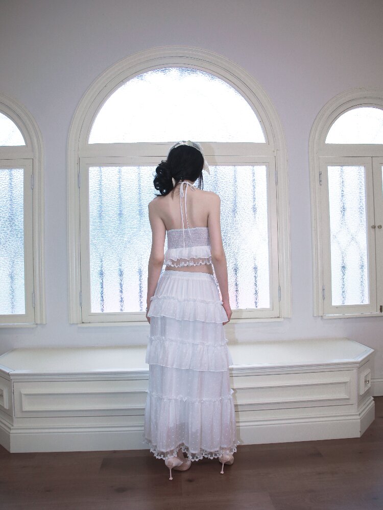 Spaghetti Strap Tencel Long Dress【s0000017520】
