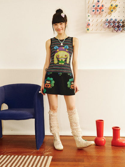 Ladybug Party Striped Forest Dress【s0000018700】