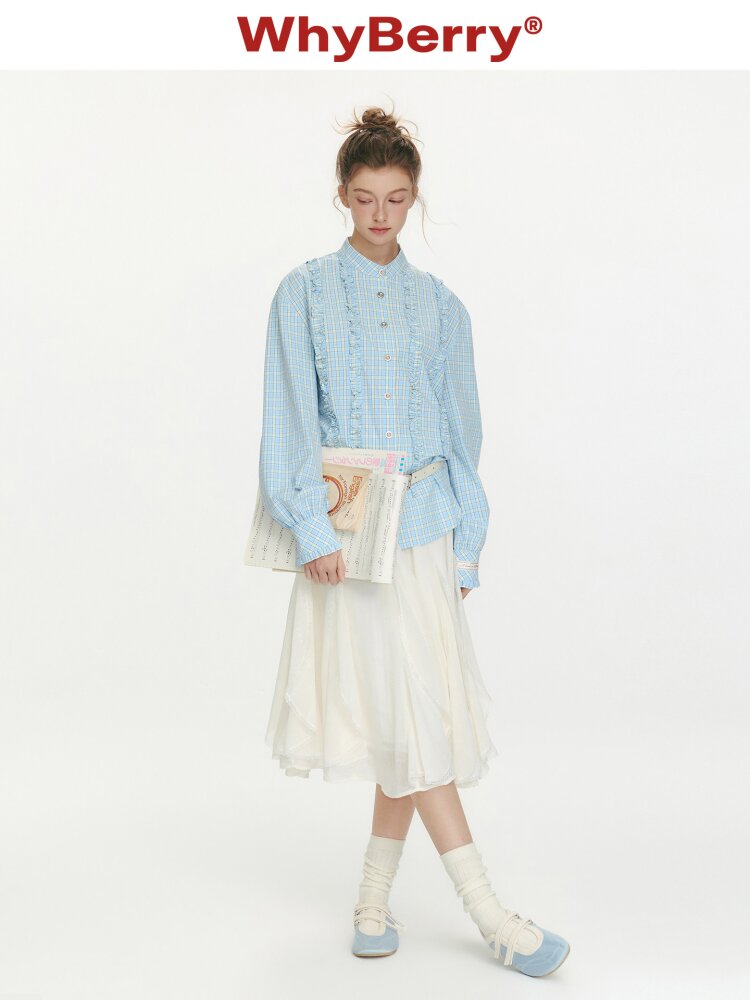 Knitted Track Fungus Edge Shirt【s0000015665】