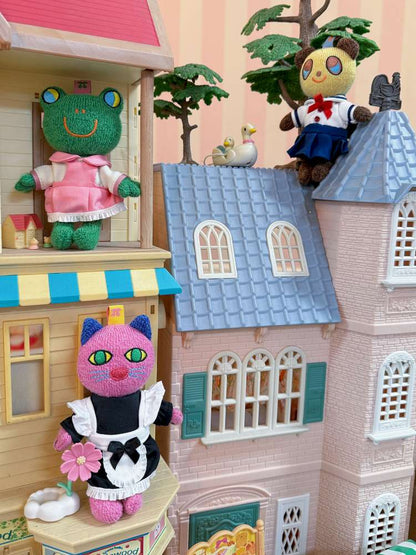 Knitted Animal Pendant Necklace【s0000015374】