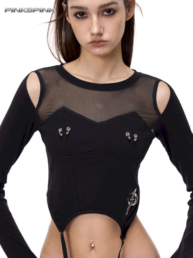 Structure Assembly Mesh T-shirt【s0000015122】