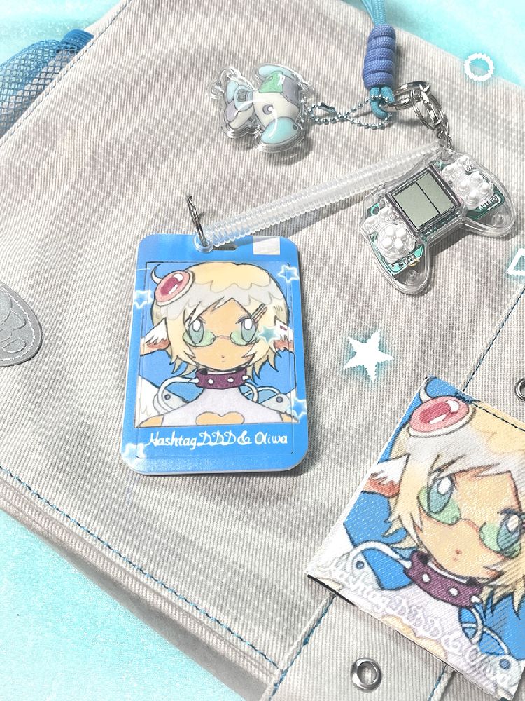 Illustration Anime Bag Card Holder Hanging Decoration [S0000010278]