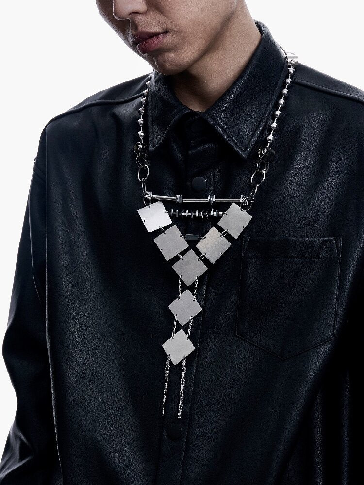 RoboCop Punk Trendy Body Chain Tie【s0000018826】