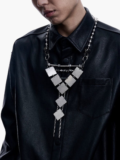 RoboCop Punk Trendy Body Chain Tie【s0000018826】