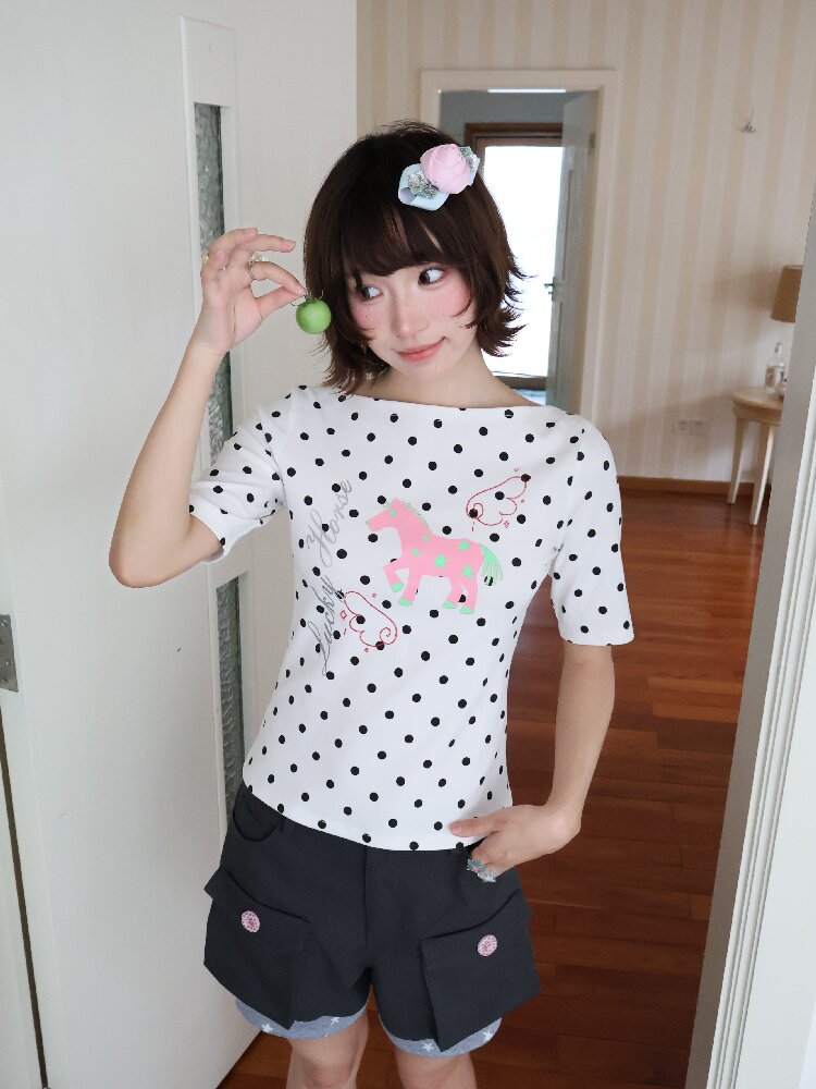 LuckyHorse Silver Stamped Boat Top【s0000018680】