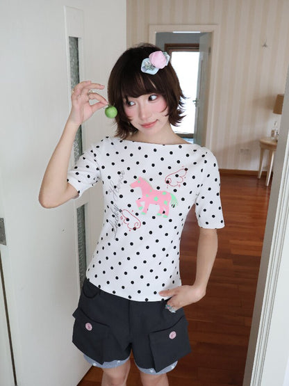 LuckyHorse Silver Stamped Boat Top【s0000018680】