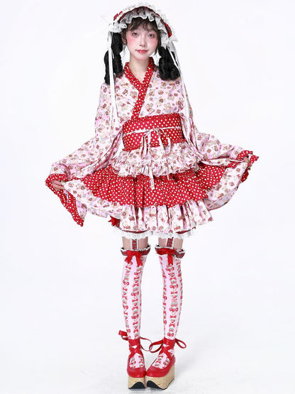 Vintage Girl Half-body Skirt【s0000012187】