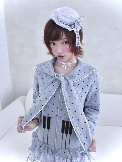 Antique Ghost Girl Gray Sailor Dress【s0000014696】