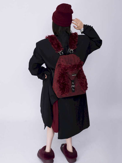 Rabbit Ears Cute Fur Crossbody School Bag【s0000014620】