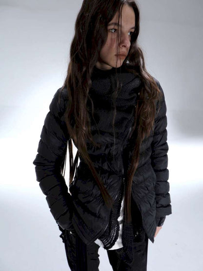 Original Pile Collar Slim Short Down Jacket【s0000014710】