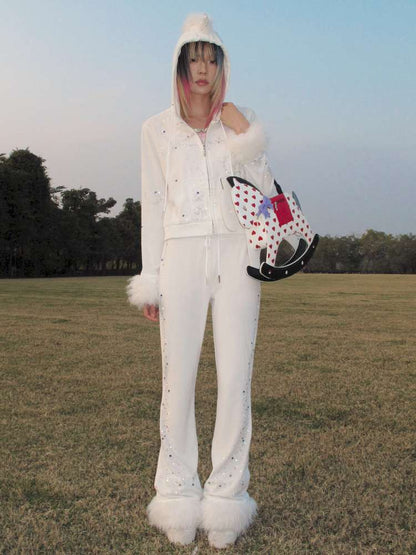 Horse Unicorn Velvet Diamond Pant【s0000015378】