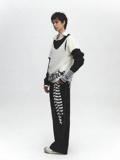 Graffiti Coat Loose Sweater【s0000011628】