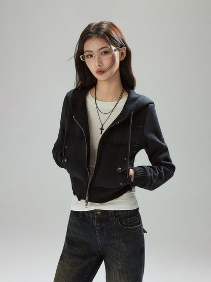 Two-Color Panelled Lyocell Top【s0000015596】