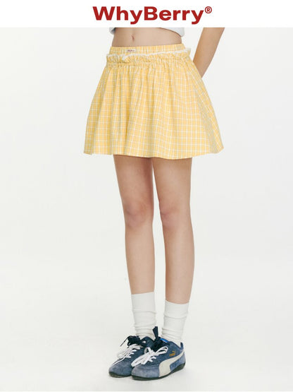 Weaving Track Lace Layered Skirt【s0000015666】