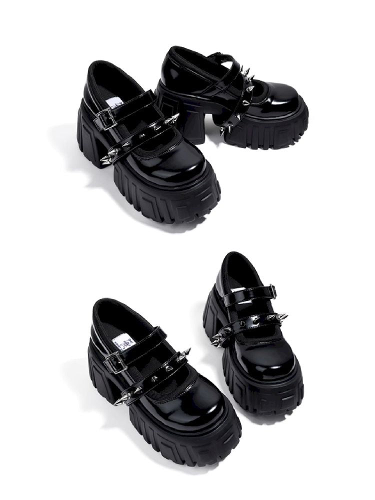 Punk Style Mary Jane Single Shoes【s0000011734】