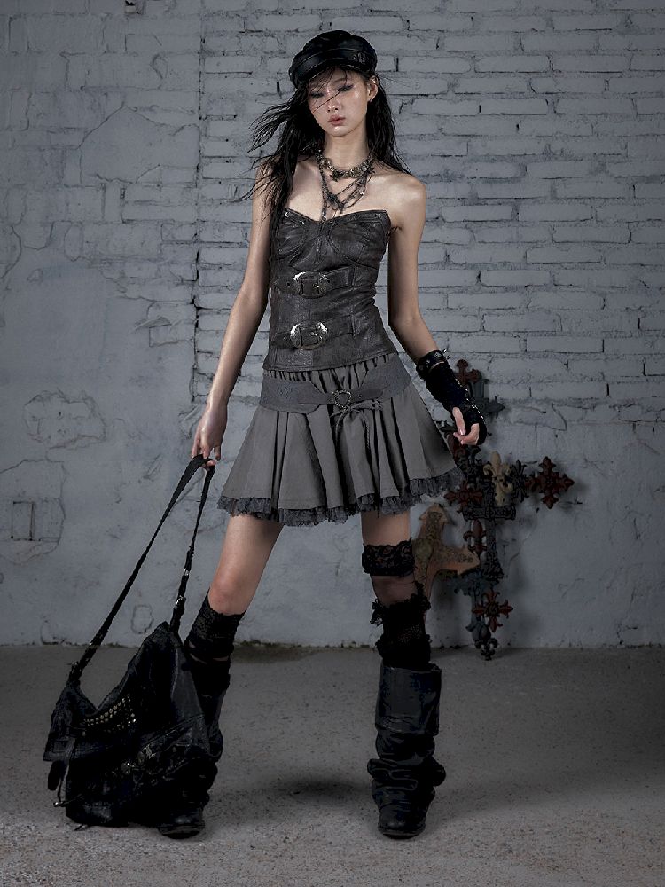 Slimming Wrap Short Leather Breastplate【s0000011827】