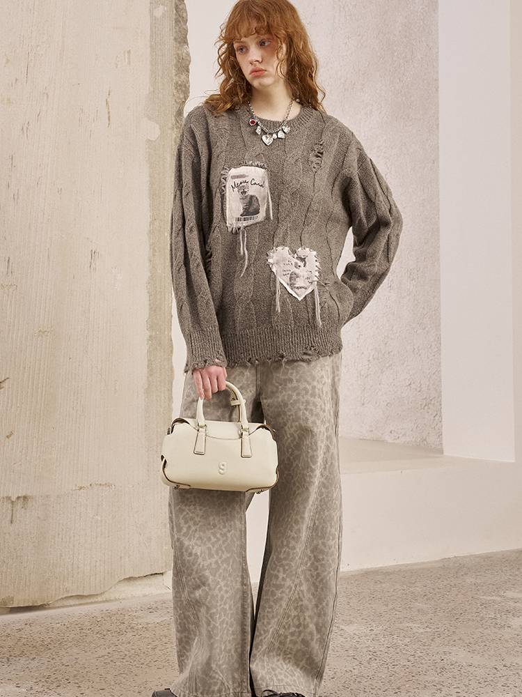 Straight-Leg Wide-Leg Jeans【s0000014389】