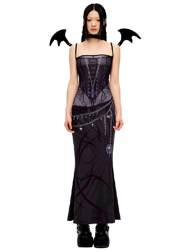 Witch Sling Fishtail Dress [S0000010232]