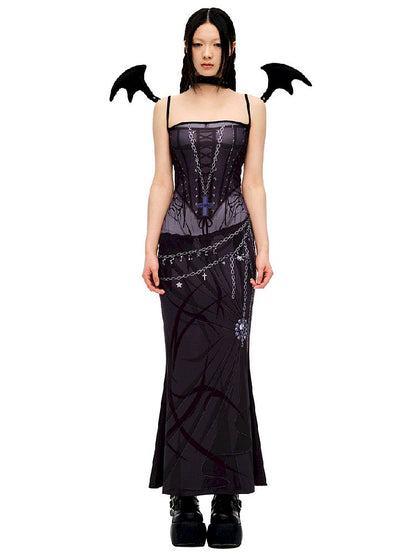 Witch Sling Fishtail Dress [S0000010232]