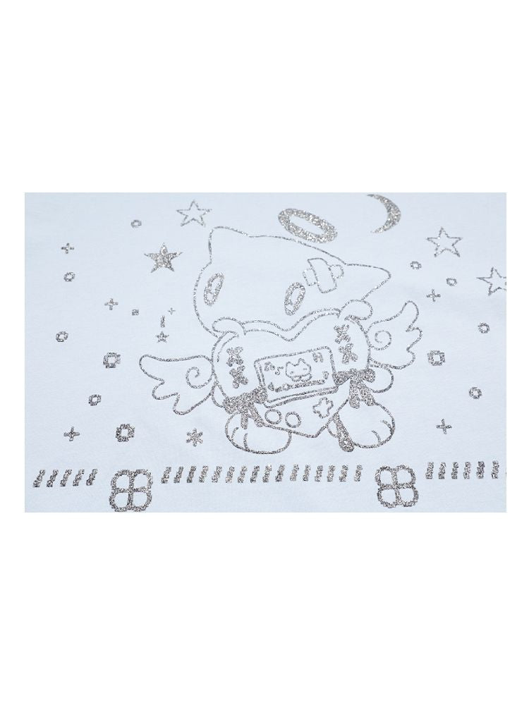 Angel Cat Short Sleeve T-Shirt【s0000012200】