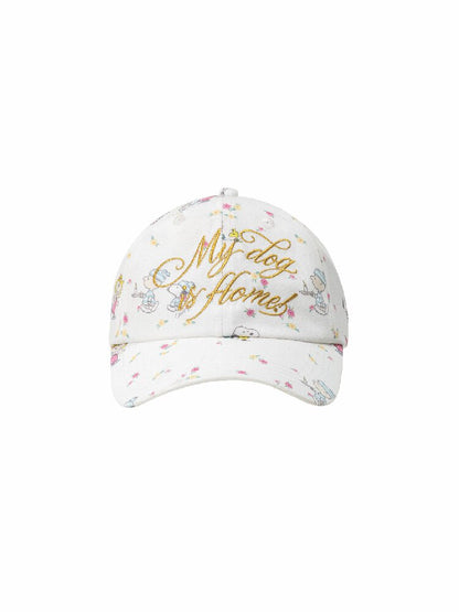 Floral Gold Embroidery Basecap【s0000016916】