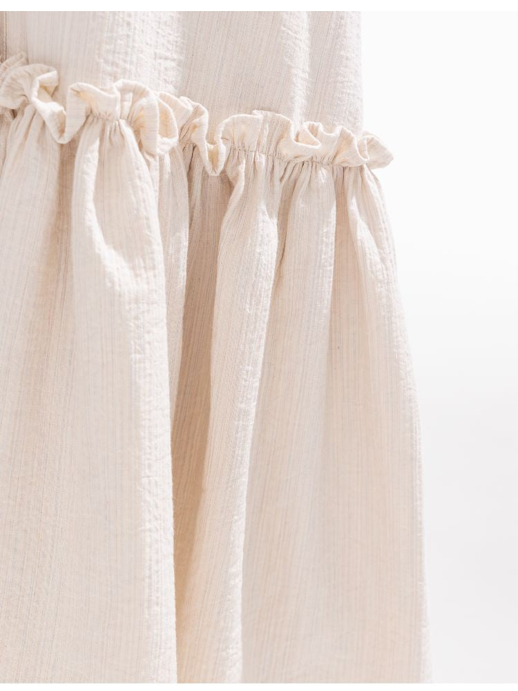 큰 소매 느슨한 밑단 드레스 [S0000011316]