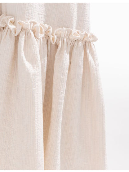 큰 소매 느슨한 밑단 드레스 [S0000011316]