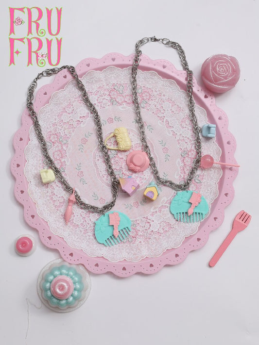 DIY Comb Adjustable Y2K Necklace【s0000017767】
