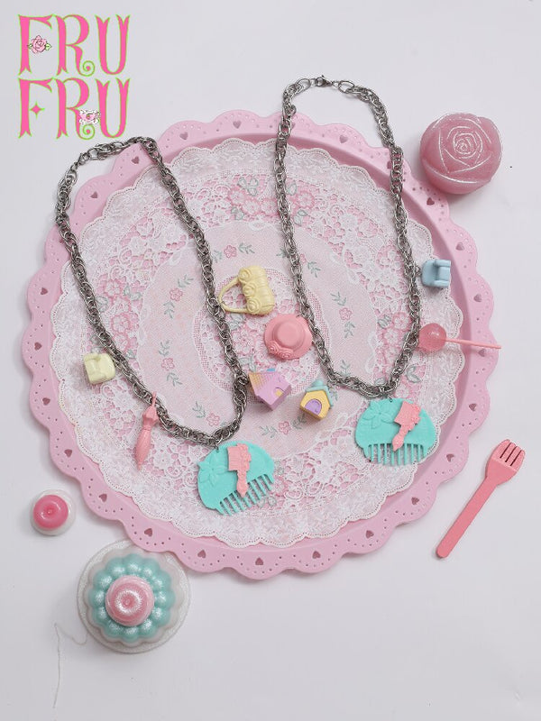 DIY Comb Adjustable Y2K Necklace【s0000017767】